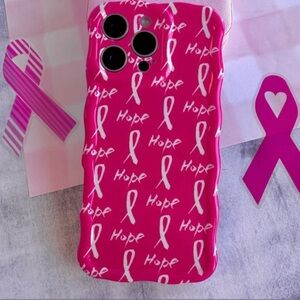 Pink Hope Ribbon MagSafe Case for iPhone 16 Pro